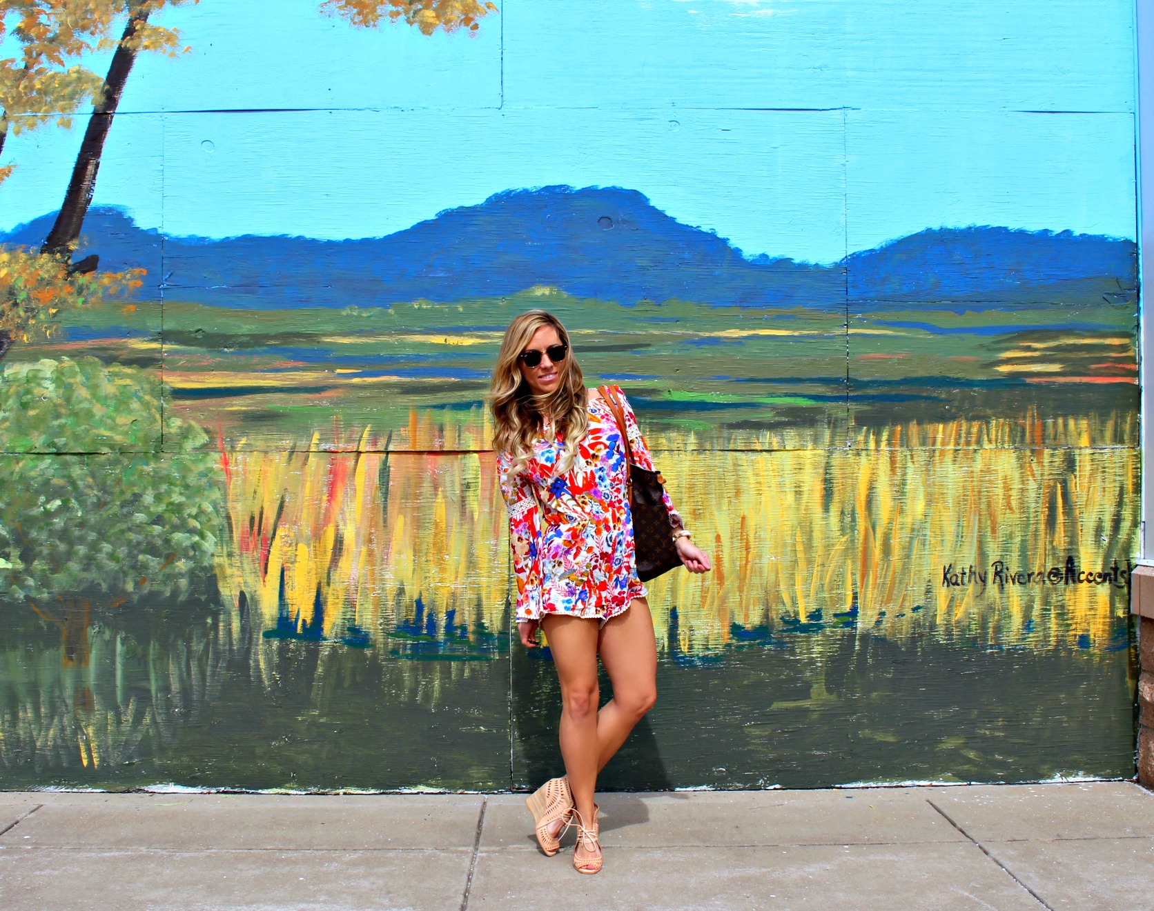 Floral Romper Under $50