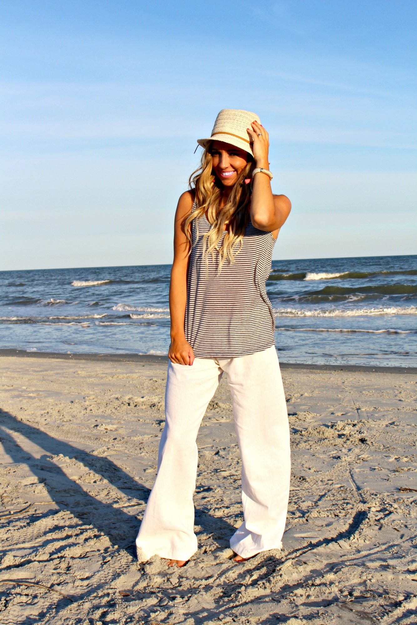 Amethyst Lane Boutique – White Linen Pants