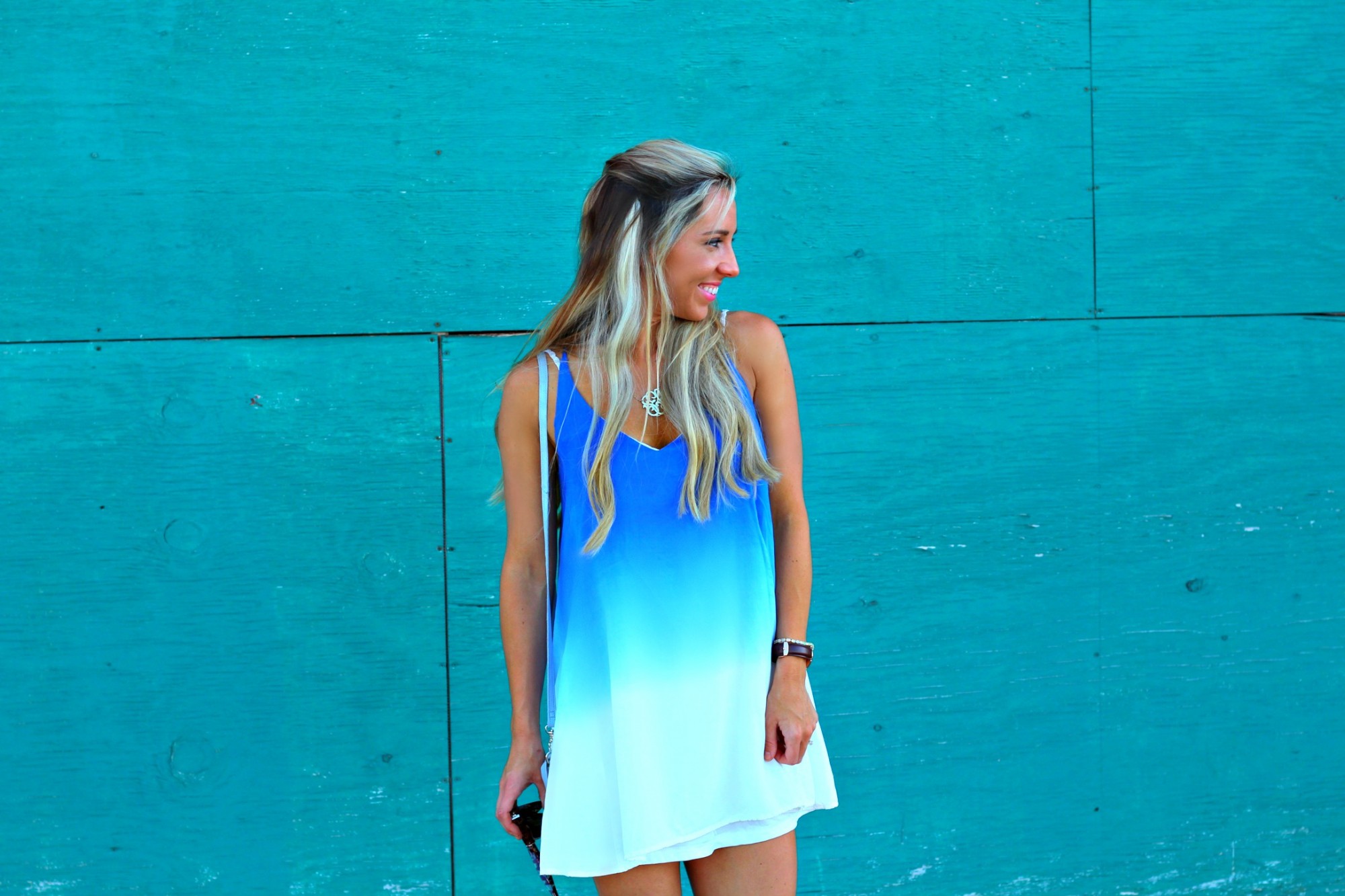 Must Have Blue Slip Dress