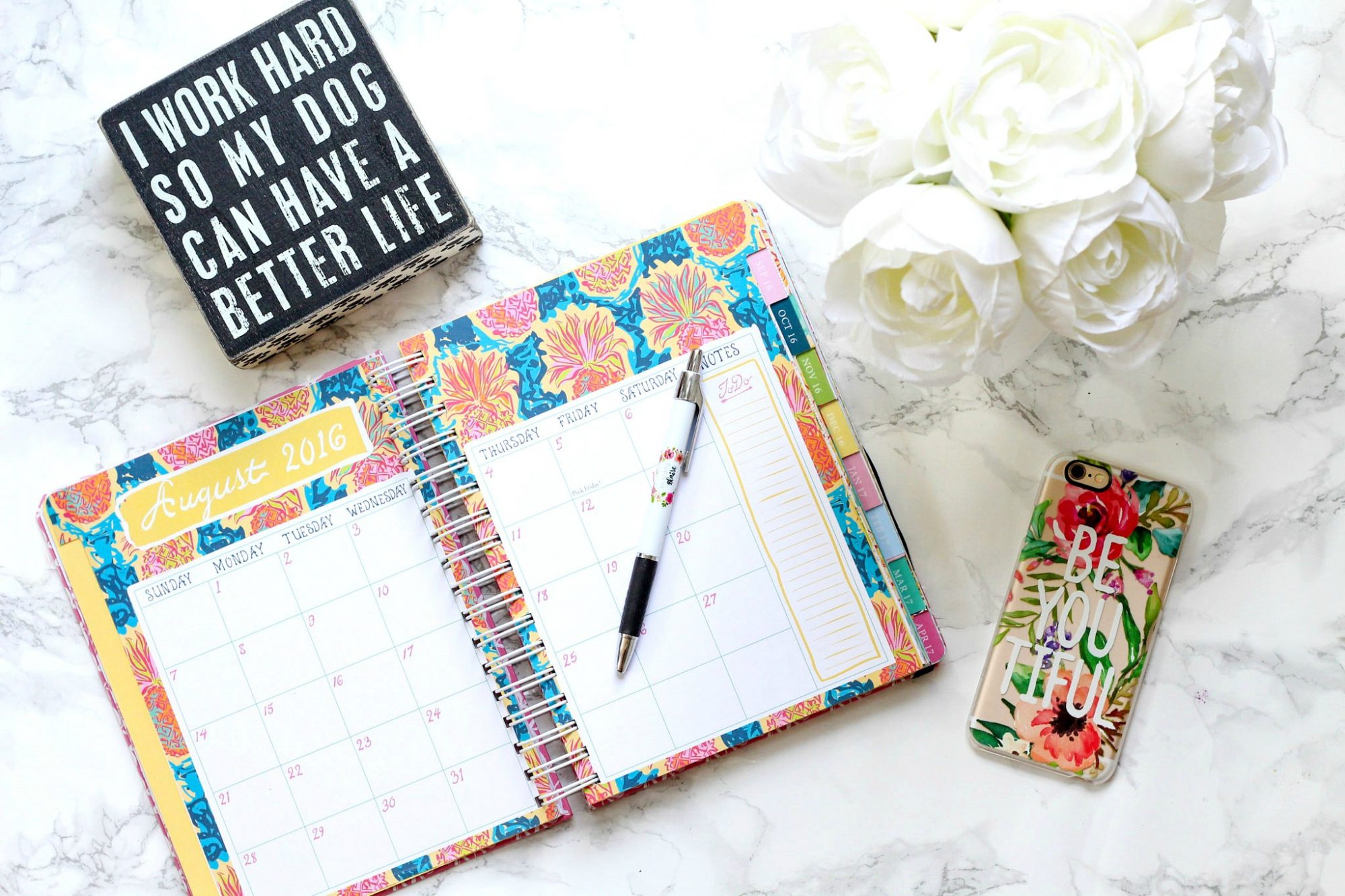 According to Blaire Behind the Scenes – A Look into my Home Office